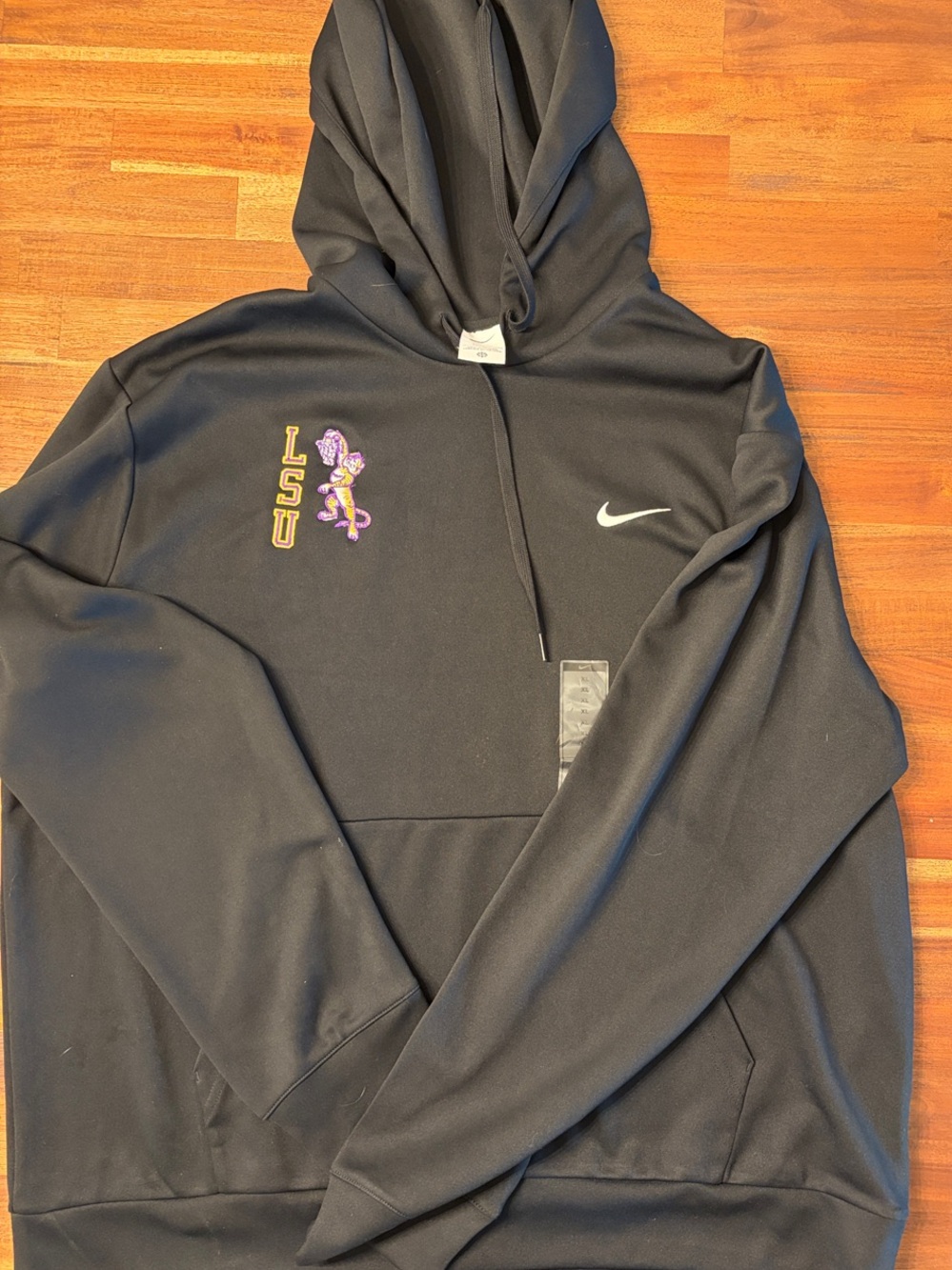 Men’s LSU basketball Nike Dri Fit Hoodie